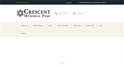 Desktop Screenshot of crescentmemorialpark.com